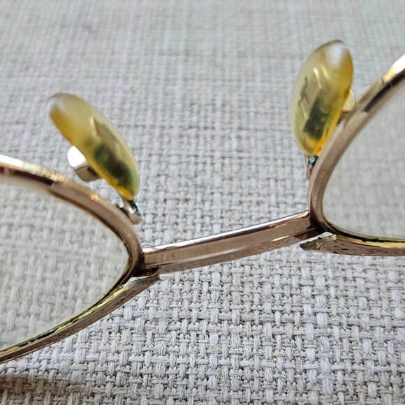 Vintage Safilo Women Eyeglasses Frame Gold Tone Glasses Eye Wear Frame Italy - Picture 11 of 13